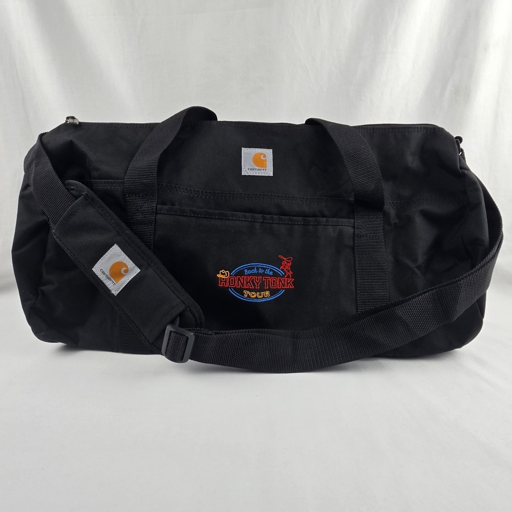 Carhartt Blake Shelton Honky Tonk Tour Packable Duffel Bag Black Concert Promo